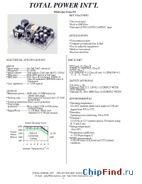 Datasheet TPG65-20 manufacturer Total Power