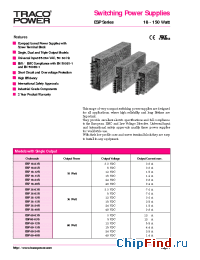 Datasheet ESP100-48S производства Traco
