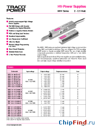 Datasheet MHV12-1.5K1300N производства Traco