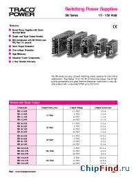 Datasheet SXI100-05S производства Traco