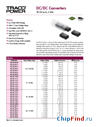 Datasheet TES2N-0522 manufacturer Traco