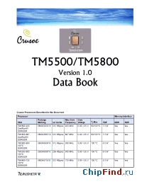 Datasheet 5800C086710 производства Transmeta