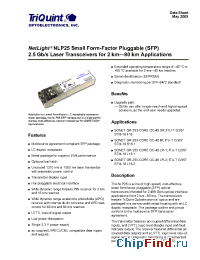 Datasheet NLP25-15-PB производства TriQuint