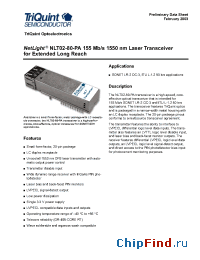 Datasheet NLT02-80-PA производства TriQuint
