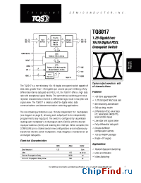 Datasheet TQ8017 manufacturer TriQuint