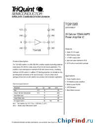 Datasheet TQ9132B manufacturer TriQuint