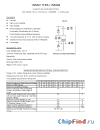 Datasheet 1N5392 производства Transys 