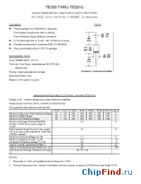 Datasheet TE204 manufacturer Transys 