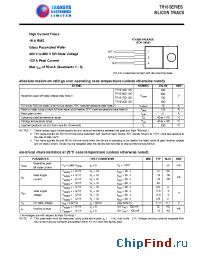 Datasheet TR16-800-125 manufacturer Transys 
