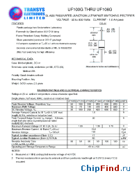Datasheet UF100G производства Transys 