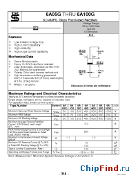 Datasheet 6A20G manufacturer TSC