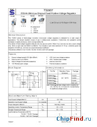 Datasheet TS2937CP3.3 manufacturer TSC