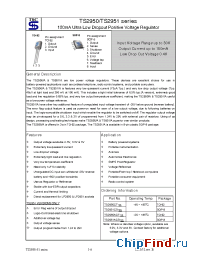 Datasheet TS2951CS-3.0 manufacturer TSC
