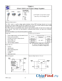 Datasheet TS9011KCX manufacturer TSC