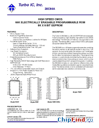 Datasheet 28C64AC-1 производства Turbo IC