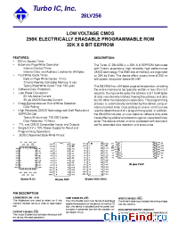 Datasheet 28LV256C-4 производства Turbo IC