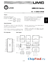 Datasheet UM6104 производства UMC
