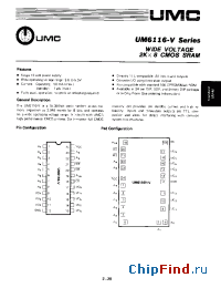 Datasheet UM6116K-V производства UMC