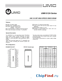 Datasheet UM61512A производства UMC