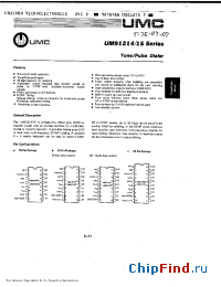 Datasheet UM91214B производства UMC