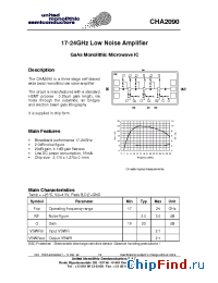 Datasheet CHA2090-99F/00 производства UMS