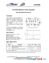 Datasheet CHA3092-99F производства UMS