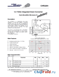 Datasheet CHR2291 производства UMS