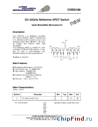 Datasheet CHS5100-99F/00 производства UMS