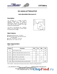 Datasheet CHT3091A производства UMS