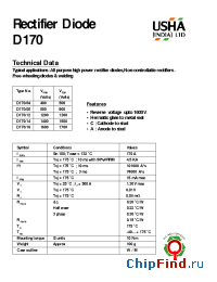 Datasheet D170/14 manufacturer USHA