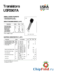 Datasheet USP2907A производства USHA
