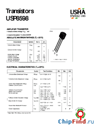 Datasheet USP8598 производства USHA