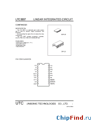 Datasheet 8507 manufacturer UTC