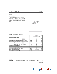 Datasheet US112S производства UTC
