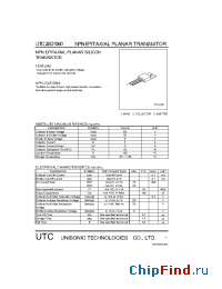 Datasheet UTC2SD1060 производства UTC