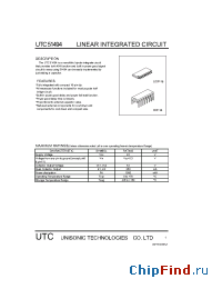 Datasheet UTC51494 производства UTC