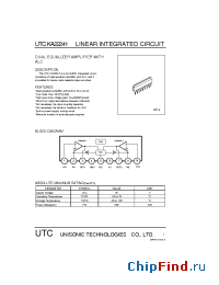 Datasheet UTCKA22241 производства UTC