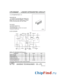 Datasheet UTCKA22427 производства UTC