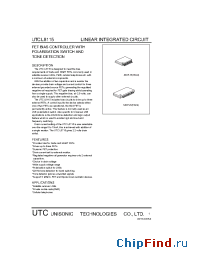 Datasheet UTCL8115 производства UTC