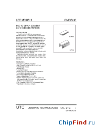 Datasheet UTCMC14511 производства UTC