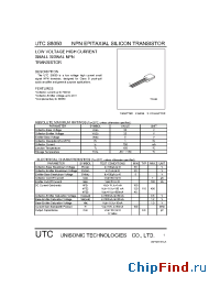 Datasheet UTCS8050 производства UTC
