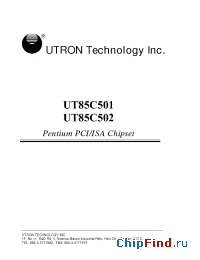Datasheet UT85C502 производства Utron
