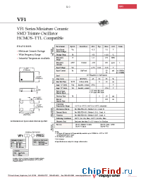 Datasheet VF1 производства Valpey-Fisher