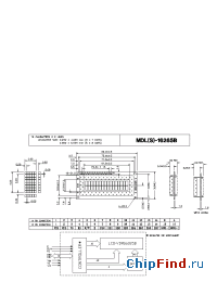 Datasheet MDLS-16265B manufacturer Varitronix