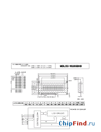 Datasheet MDLS-16265BHD manufacturer Varitronix