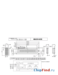 Datasheet MDLS-24119 manufacturer Varitronix