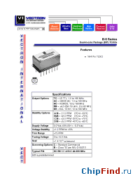 Datasheet ACB26B manufacturer Vectron