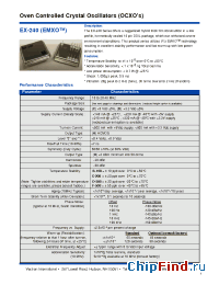 Datasheet EX-240-CAB-108F-10.000 manufacturer Vectron