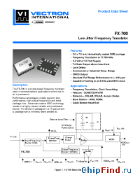 Datasheet FX-700-LAC-GNK производства Vectron