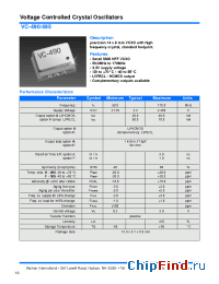 Datasheet VC-490-DAD-205A производства Vectron